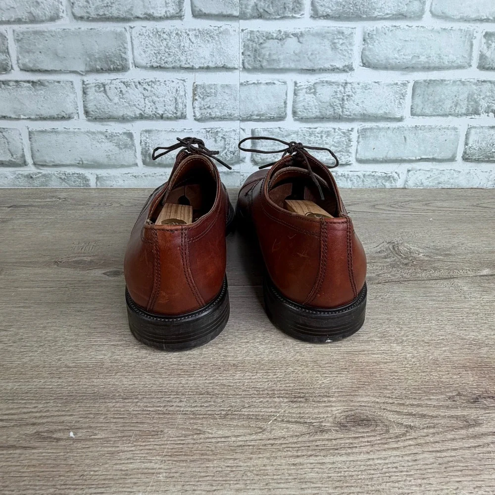 Paolo Mando Cap Toe Leather Derby Dress Shoes 10